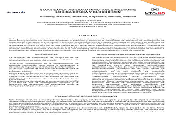 SIXAI: Explicabilidad Inmutable Mediante Lógica Difusa y Blockchain